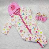 2 Sets Lovely Reborn Doll Outfits - Princess Dress Rompers Headband Clothes