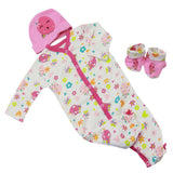 2 Sets Lovely Reborn Doll Outfits - Princess Dress Rompers Headband Clothes