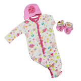 2 Sets Lovely Reborn Doll Outfits - Princess Dress Rompers Headband Clothes