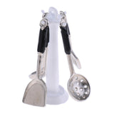 Maxbell 1:12 Dollhouse Miniature Kitchen Gas   Burner & Cooker Utensils Tool Set