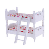 Maxbell 1/12 Dollhouse Miniature Furniture Children Bunk Bed Baby Cradle Bedroom