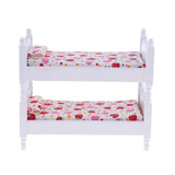 Maxbell 1/12 Dollhouse Miniature Furniture Children Bunk Bed Baby Cradle Bedroom