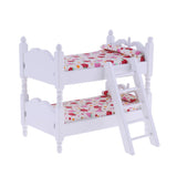 Maxbell 1/12 Dollhouse Miniature Furniture Children Bunk Bed Baby Cradle Bedroom