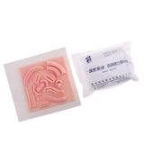 Maxbell 2 Sets Human 3D Peritoneoscope Skin Suture Pad Model Suturing Practice kit