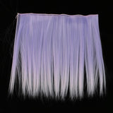 Maxbell Doll DIY Straight Hair 25cm x100cm - For Arts and Crafts Doll Making Supplies -Purple - Aladdin Shoppers