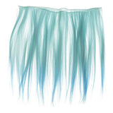 Maxbell Doll DIY Straight Hair 25cm x 100cm - For Arts and Crafts Doll Making Supplies -Blue - Aladdin Shoppers