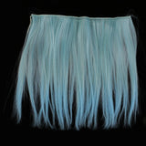 Maxbell Doll DIY Straight Hair 25cm x 100cm - For Arts and Crafts Doll Making Supplies -Blue - Aladdin Shoppers
