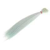 Maxbell Doll DIY Straight Hair 25cm x100cm - For Arts and Crafts Doll Making Supplies -White - Aladdin Shoppers