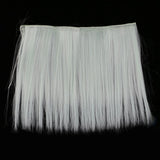 Maxbell Doll DIY Straight Hair 25cm x100cm - For Arts and Crafts Doll Making Supplies -White - Aladdin Shoppers
