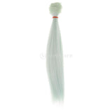 Maxbell Doll DIY Straight Hair 25cm x100cm - For Arts and Crafts Doll Making Supplies -White - Aladdin Shoppers