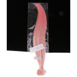 Maxbell Fashion 25cm DIY Decor Doll Wigs Long Straight High Temperature Wire Light Pink - Aladdin Shoppers
