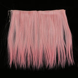 Maxbell Fashion 25cm DIY Decor Doll Wigs Long Straight High Temperature Wire Light Pink - Aladdin Shoppers