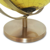 Maxbell Maxbell 25cm ABS Geographical 720° Rotating World Map Ocean Globe Desktop Decor Teaching Aid Yellow