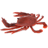 Maxbell 2pcs Simulation Animal Model Figure Toys Figurine Home Decor Red Crab