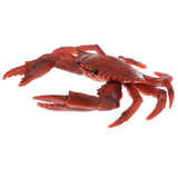 Maxbell 2pcs Simulation Animal Model Figure Toys Figurine Home Decor Red Crab