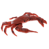 Maxbell 2pcs Simulation Animal Model Figure Toys Figurine Home Decor Red Crab