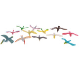 Maxbell Maxbell Pack Of 12 Plastic Flying Birds Animal Figures Kids Toys Collectible Gift