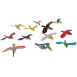 Maxbell Maxbell Pack Of 12 Plastic Flying Birds Animal Figures Kids Toys Collectible Gift