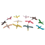 Maxbell Maxbell Pack Of 12 Plastic Flying Birds Animal Figures Kids Toys Collectible Gift