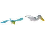 Maxbell Maxbell Pack Of 12 Plastic Flying Birds Animal Figures Kids Toys Collectible Gift