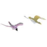 Maxbell Maxbell Pack Of 12 Plastic Flying Birds Animal Figures Kids Toys Collectible Gift