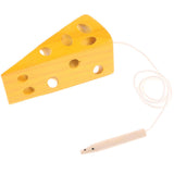 Maxbell Wooden Montessori Toys - Cheese Maze & Color Box, Kids Practical Life Toys