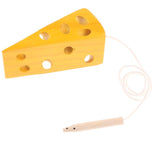 Maxbell Wooden Montessori Toys - Cheese Maze & Color Box, Kids Practical Life Toys