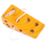 Maxbell Kids Wooden Montessori Toys Cheese Toys Lacing Game Educational Toy Gift - Aladdin Shoppers