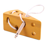 Maxbell Wooden Montessori Toys - Cheese Maze & Color Box, Kids Practical Life Toys