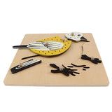 2 Piece Children Wooden Montessori Animal Peg Jigsaw Puzzle Toy 02