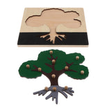 2 Piece Children Wooden Montessori Jigsaw Puzzle Toy 04