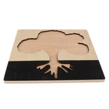 2 Piece Children Wooden Montessori Jigsaw Puzzle Toy 04
