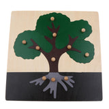 2 Piece Children Wooden Montessori Jigsaw Puzzle Toy 04