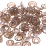 Maxbell 75 Pieces 6-12mm Assorted Size Black Plastic Safety Eyes & Triangle Noses with Washers for Teddy Bear DIY Making - Aladdin Shoppers