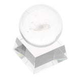 Maxbell Maxbell 2'' Crystal Galaxy Ball Full Sphere Orb with stand Home Decoration Christmas