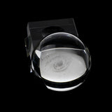 Maxbell Maxbell 2'' Crystal Galaxy Ball Full Sphere Orb with stand Home Decoration Christmas