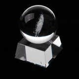 Maxbell Maxbell 2'' Crystal Galaxy Ball Full Sphere Orb with stand Home Decoration Christmas