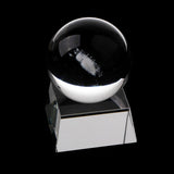 Maxbell Maxbell 2'' Crystal Galaxy Ball Full Sphere Orb with stand Home Decoration Christmas