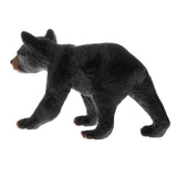 Maxbell 2pcs Simulation Animal Model Figure Toys Figurine Home Decor Black Bear
