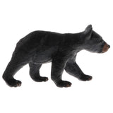 Maxbell 2pcs Simulation Animal Model Figure Toys Figurine Home Decor Black Bear