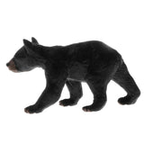 Maxbell 2pcs Simulation Animal Model Figure Toys Figurine Home Decor Black Bear