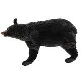 Maxbell 2pcs Simulation Animal Model Figure Toys Figurine Home Decor Black Bear