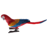 Simulation Animal Model Figure Toy Figurine Home Decor Red Parrot Bald Eagle