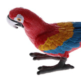 Simulation Animal Model Figure Toy Figurine Home Decor Red Parrot Bald Eagle