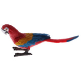 Simulation Animal Model Figure Toy Figurine Home Decor Red Parrot Bald Eagle