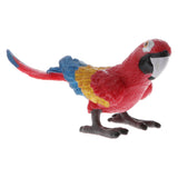 Simulation Animal Model Figure Toy Figurine Home Decor Red Parrot Bald Eagle