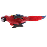 Simulation Animal Model Figure Toy Figurine Home Decor Red Parrot Bald Eagle