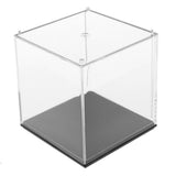 Maxbell 2x Model Display Case Dustproof Protection Display Box for Figures 7x7x7cm