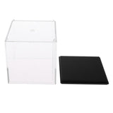 Maxbell 2x Model Display Case Dustproof Protection Display Box for Figures 7x7x7cm