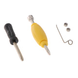 Maxbell Finger Mountain Bike Mini Bicycle Model with Repair Tool Kit Toy - Blue